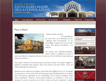Tablet Screenshot of madonnadellaconsolazione.com